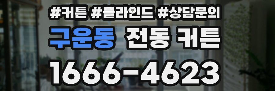 구운동 전동 커튼