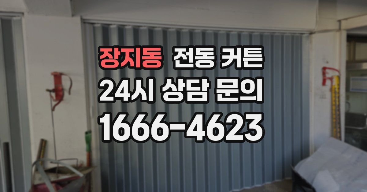 장지동 전동 커튼