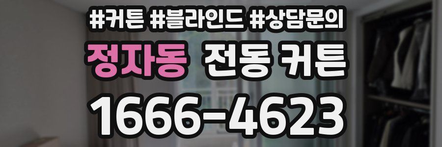 정자동 전동 커튼