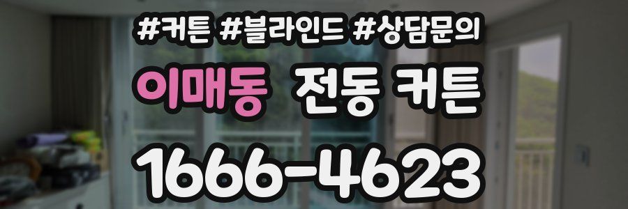 이매동 전동 커튼