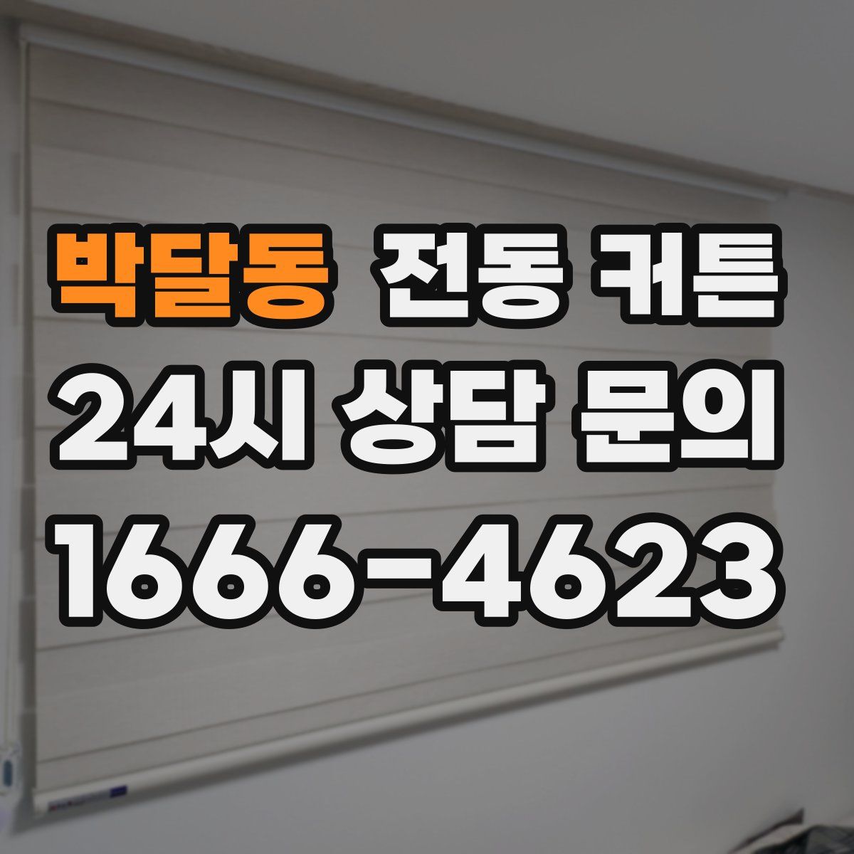 박달동 전동 커튼