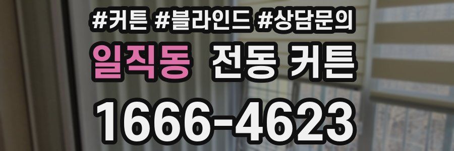 일직동 전동 커튼