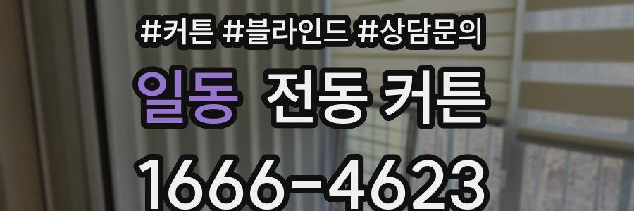 일동 전동 커튼