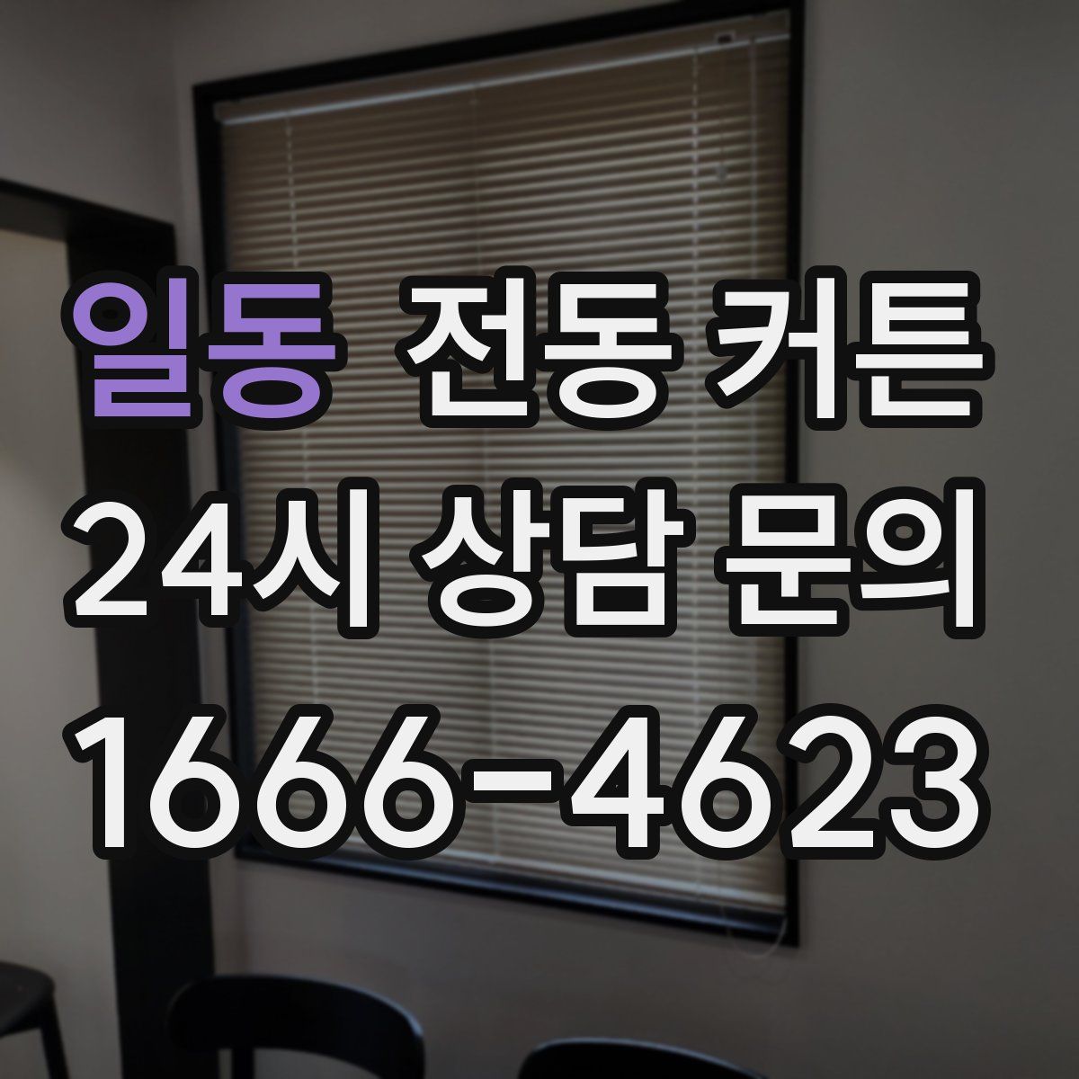 일동 전동 커튼