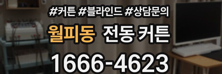 월피동 전동 커튼