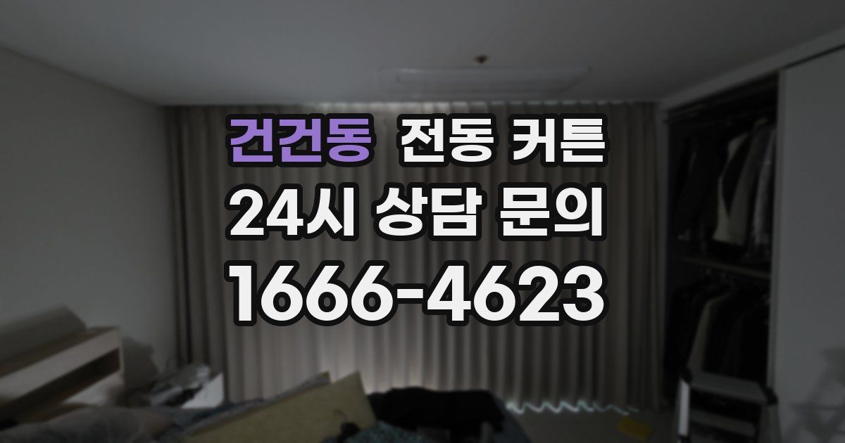 건건동 전동 커튼