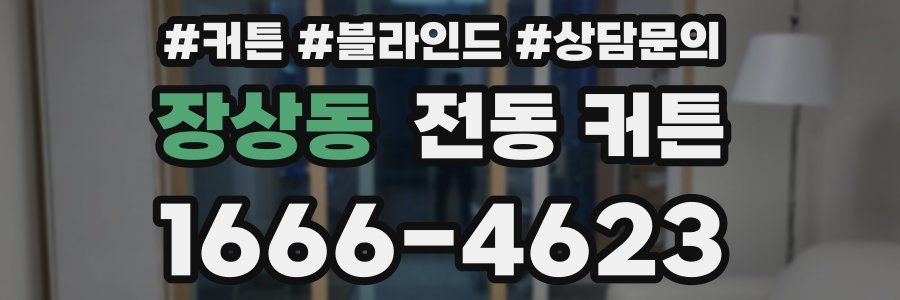 장상동 전동 커튼