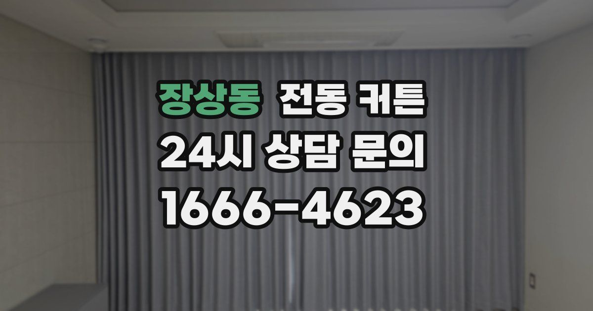 장상동 전동 커튼