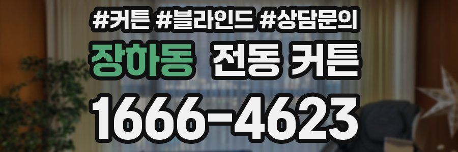 장하동 전동 커튼