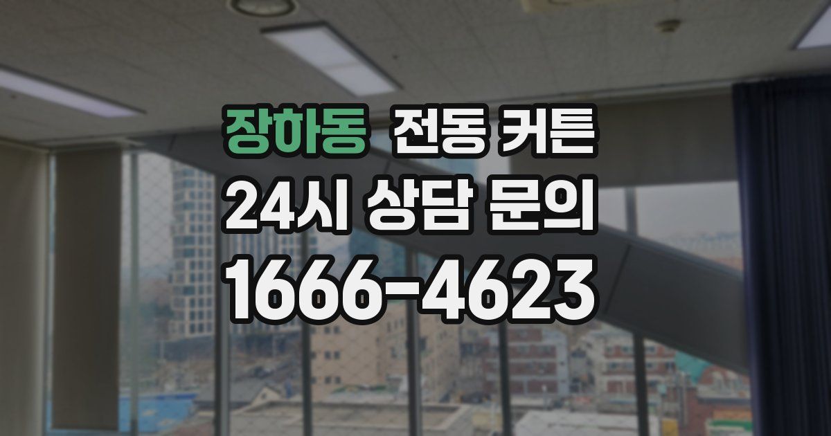 장하동 전동 커튼