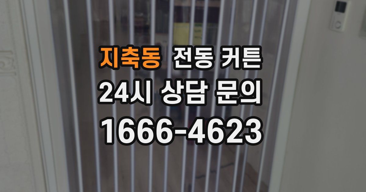 지축동 전동 커튼
