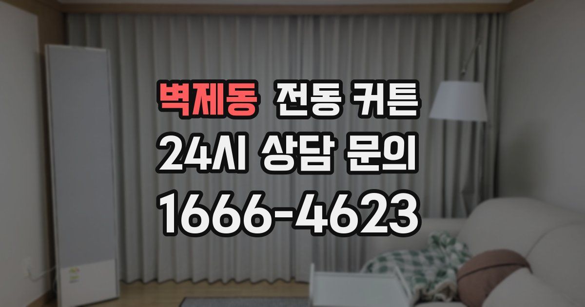벽제동 전동 커튼