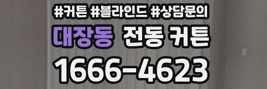 대장동 전동 커튼