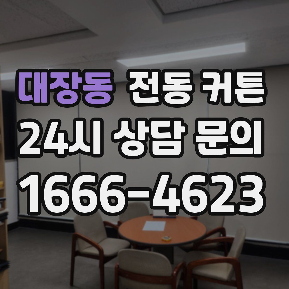대장동 전동 커튼
