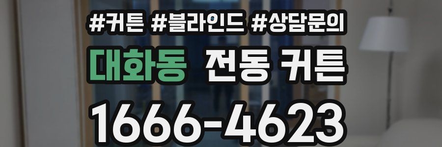 대화동 전동 커튼