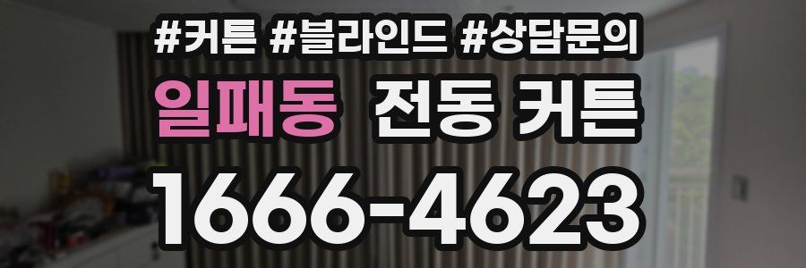 일패동 전동 커튼