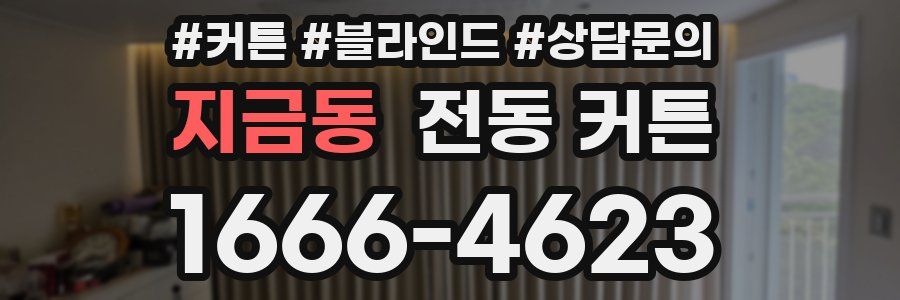 지금동 전동 커튼