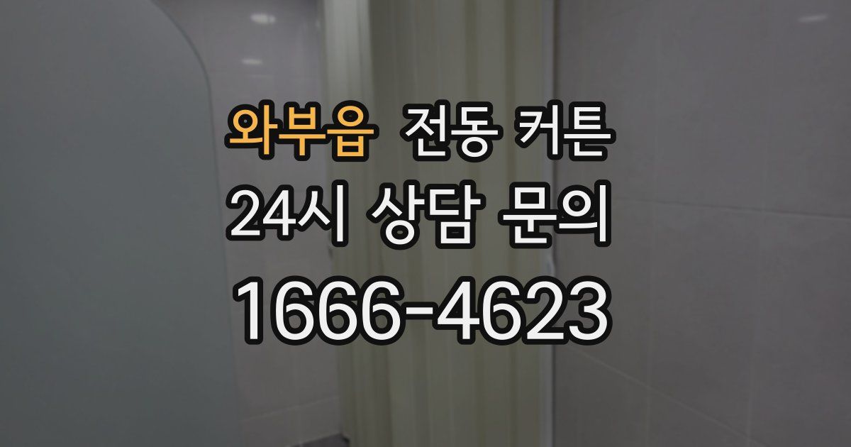 와부읍 전동 커튼