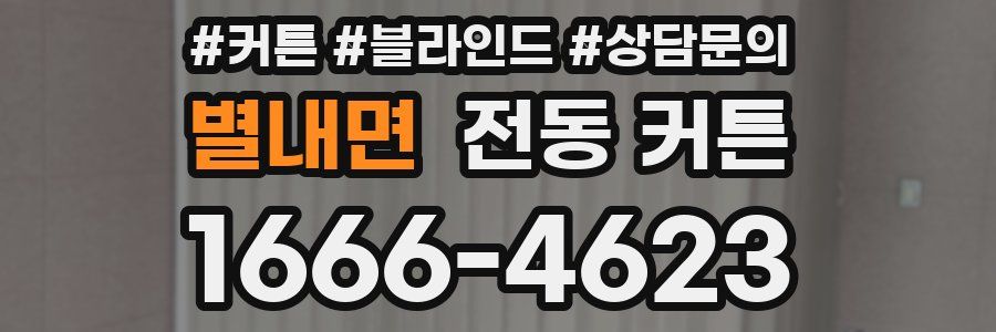 별내면 전동 커튼