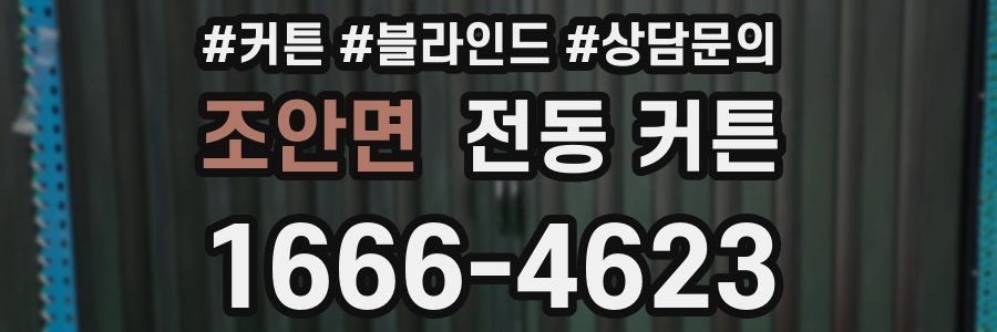 조안면 전동 커튼