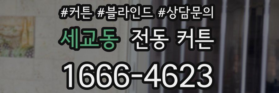 세교동 전동 커튼