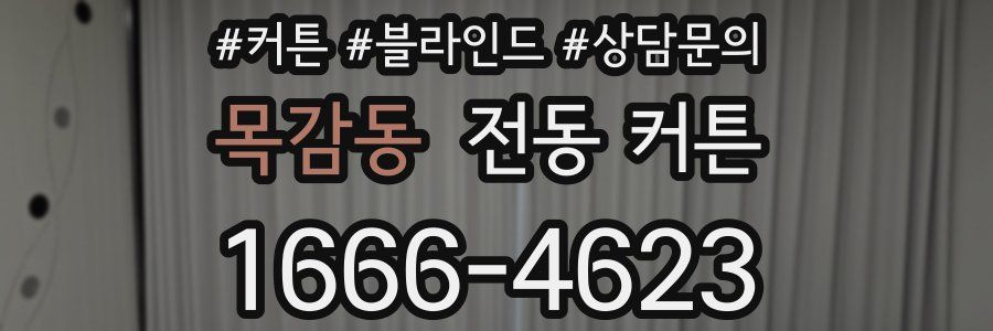 목감동 전동 커튼