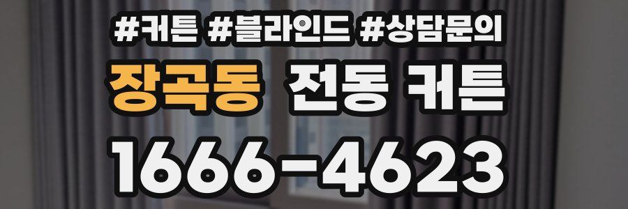 장곡동 전동 커튼