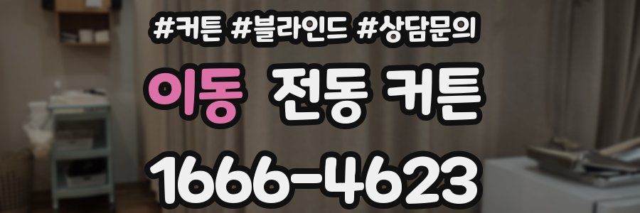 이동 전동 커튼