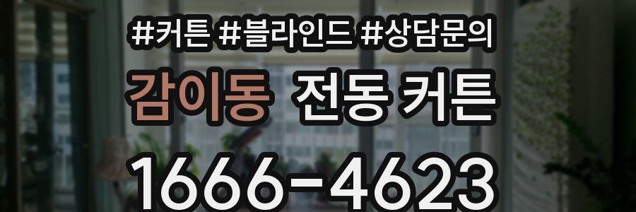 감이동 전동 커튼