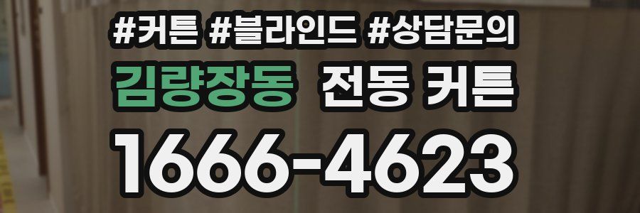 김량장동 전동 커튼