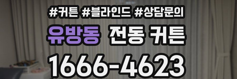 유방동 전동 커튼