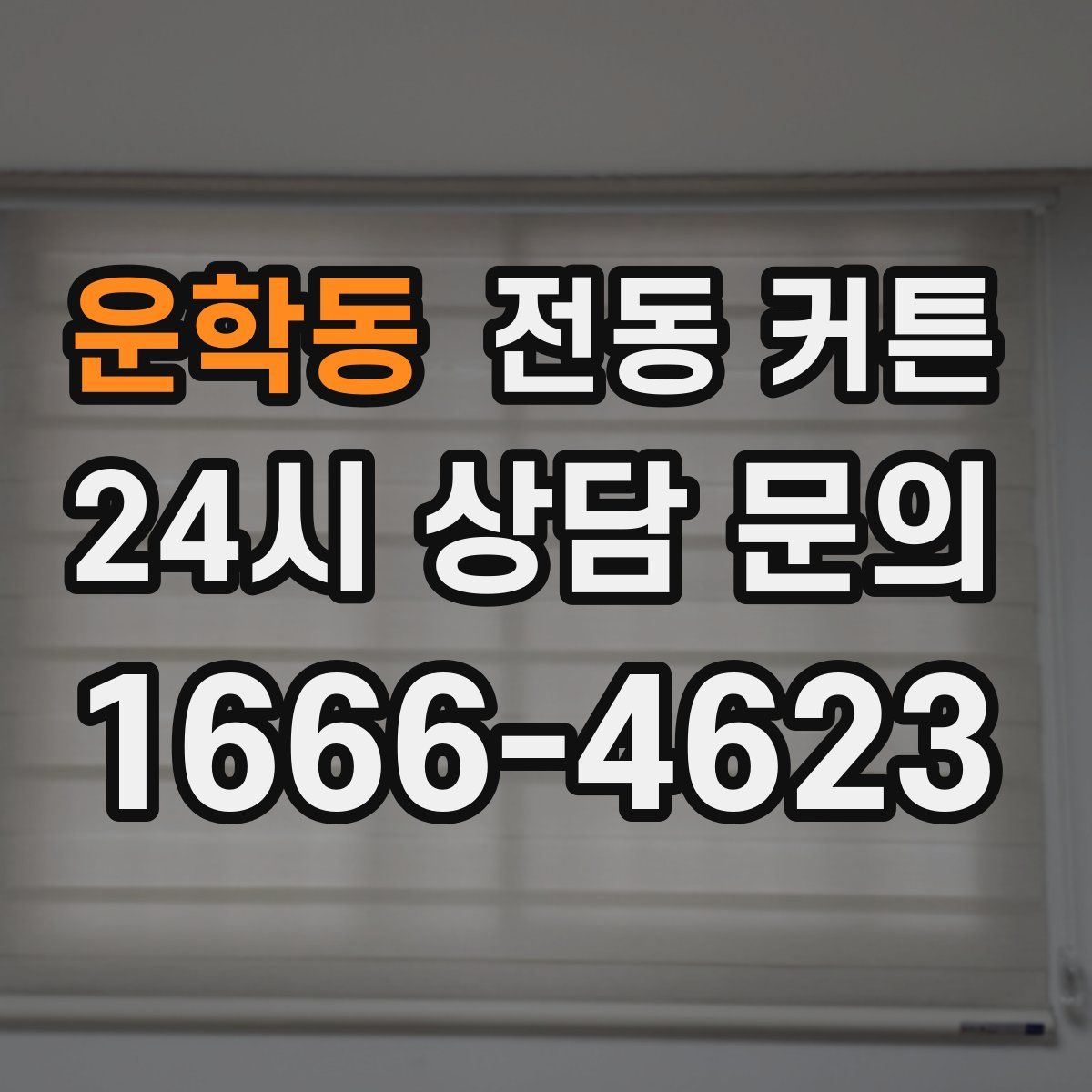 운학동 전동 커튼