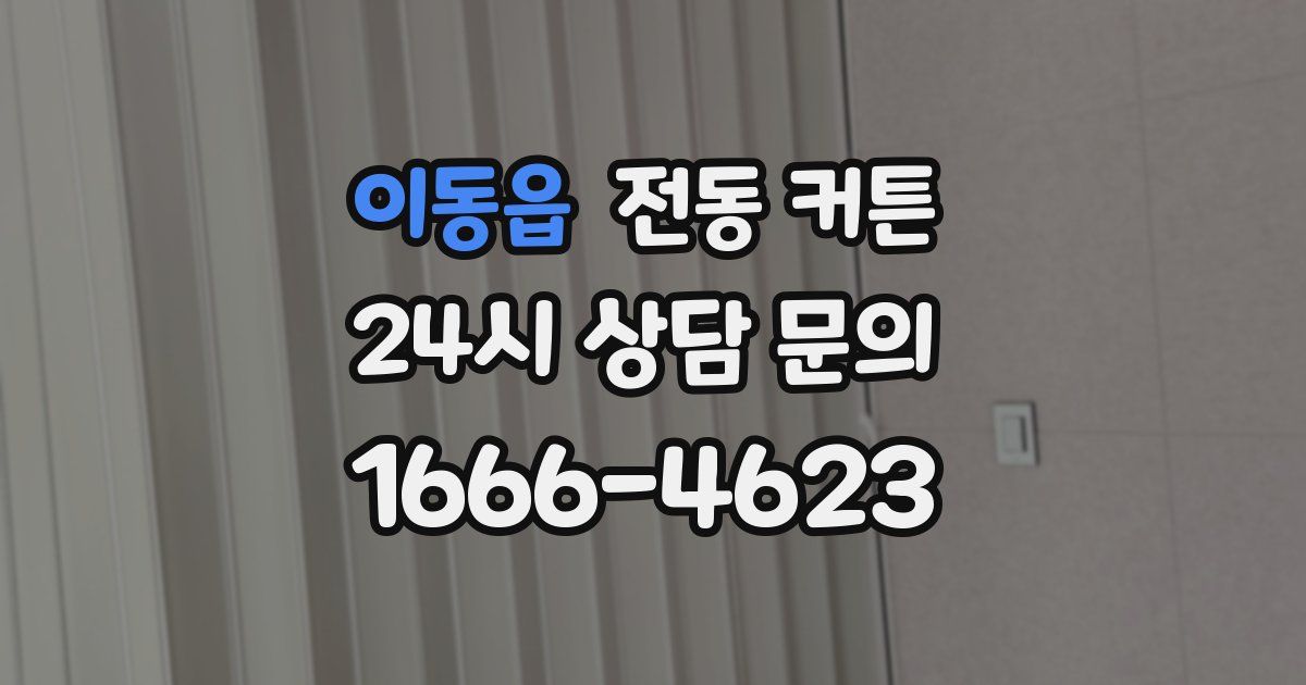 이동읍 전동 커튼