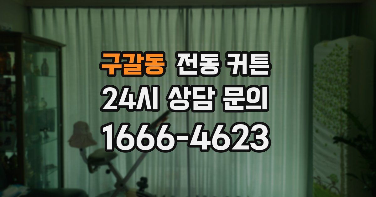 구갈동 전동 커튼