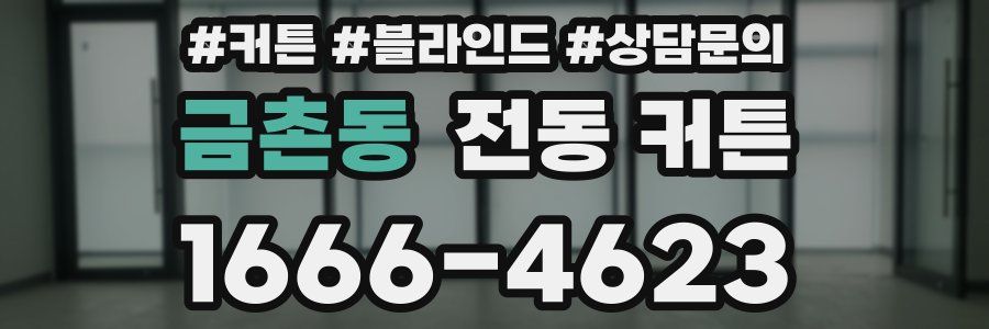 금촌동 전동 커튼