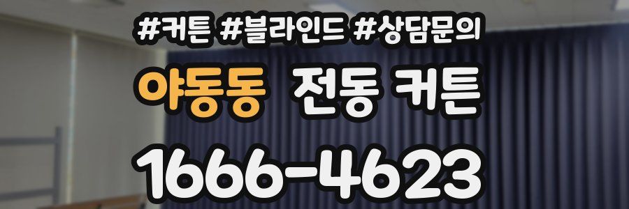 야동동 전동 커튼