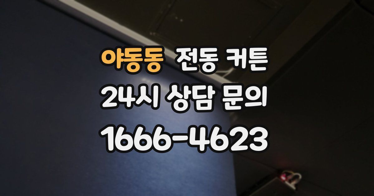 야동동 전동 커튼