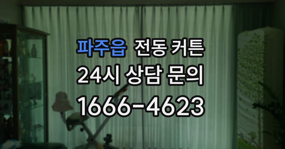 파주읍 전동 커튼