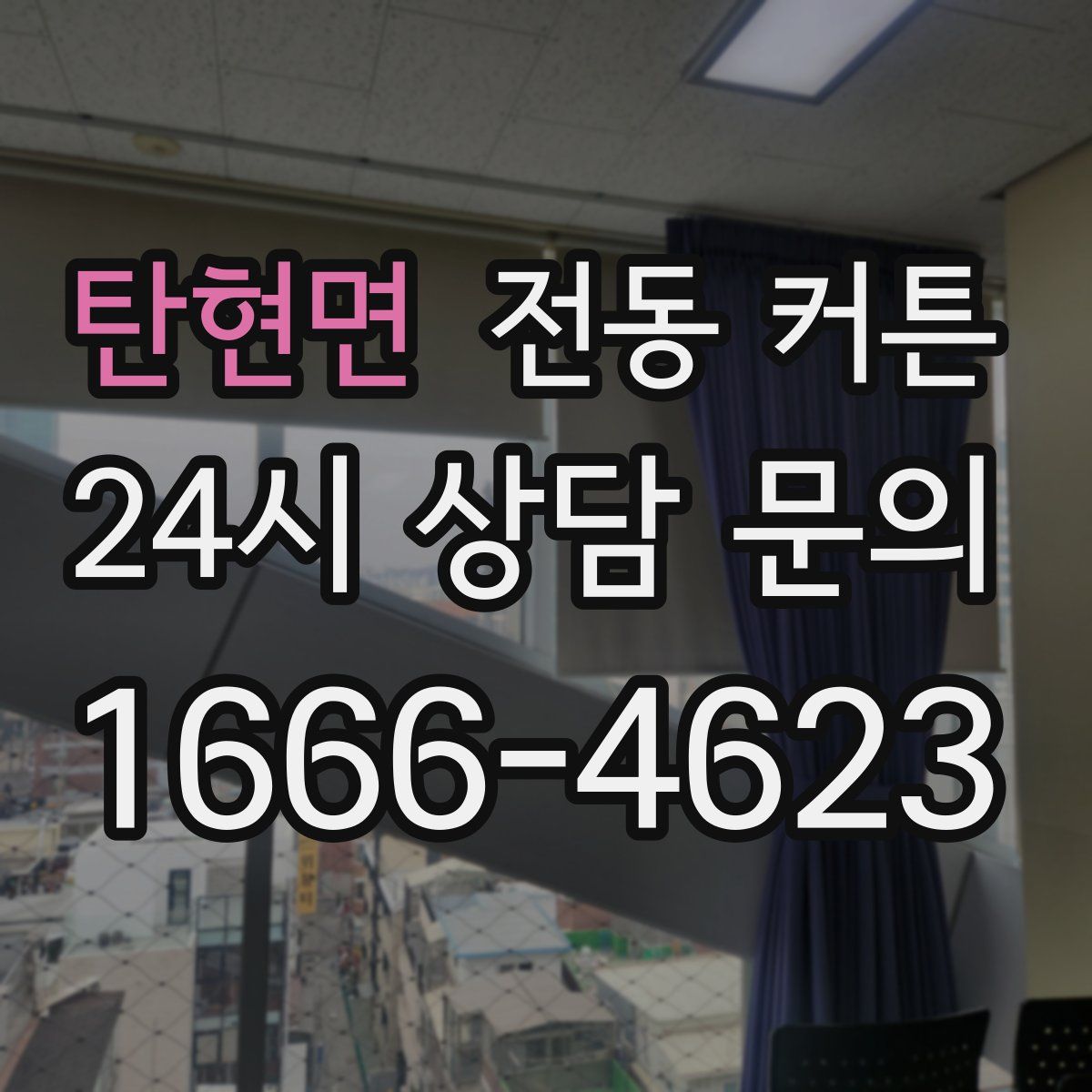 탄현면 전동 커튼