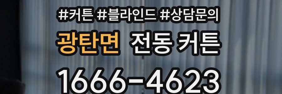 광탄면 전동 커튼