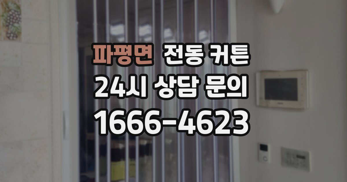 파평면 전동 커튼