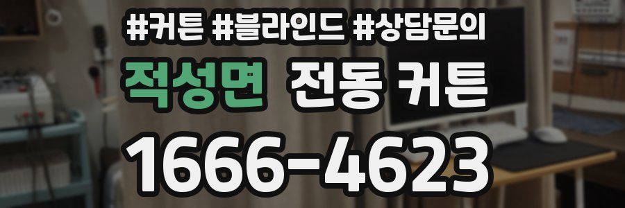 적성면 전동 커튼