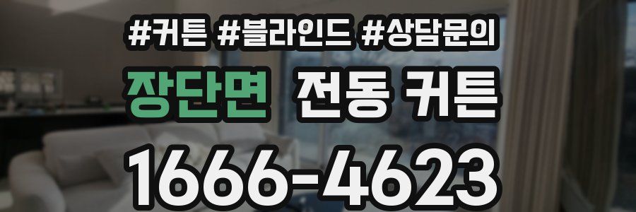 장단면 전동 커튼
