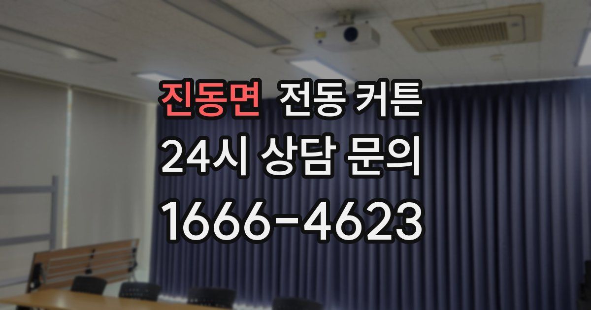 진동면 전동 커튼