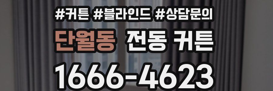 단월동 전동 커튼