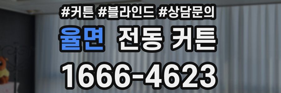 율면 전동 커튼