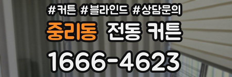 중리동 전동 커튼