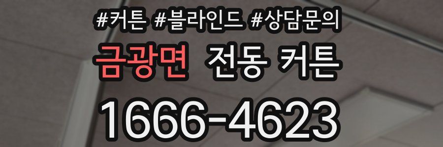 금광면 전동 커튼