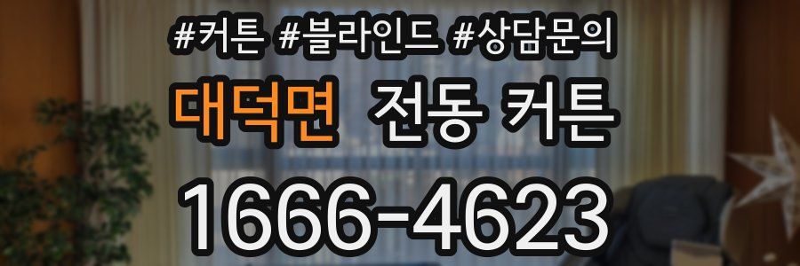 대덕면 전동 커튼