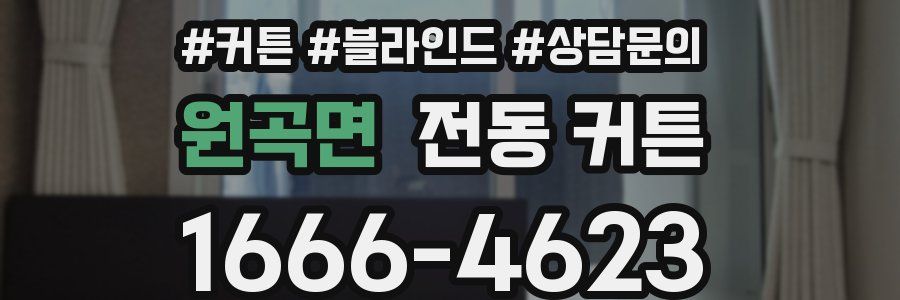 원곡면 전동 커튼